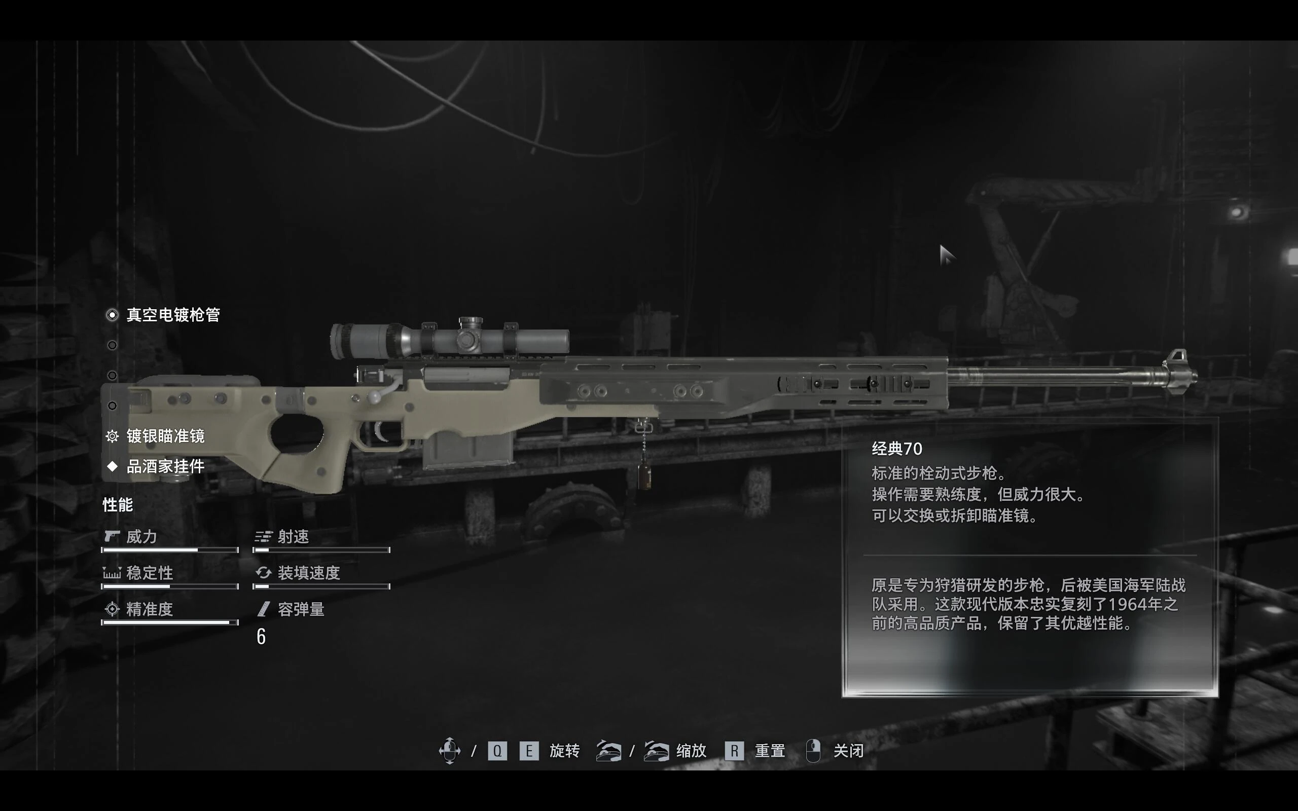 Винтовка AWM из Delta Force вместо Winchester Model 70