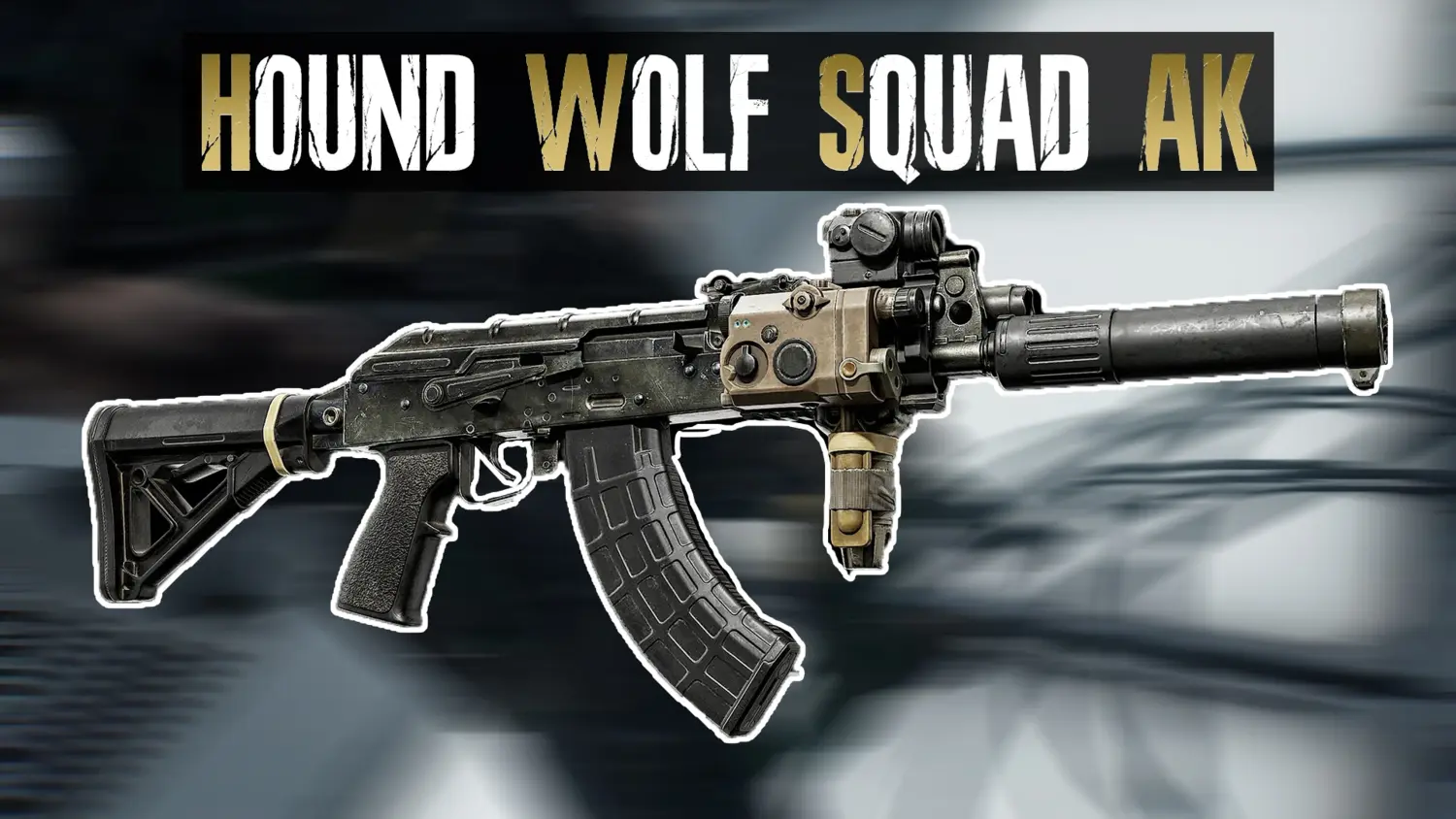 АК Mini Draco отряда Гончие волки из RE Village