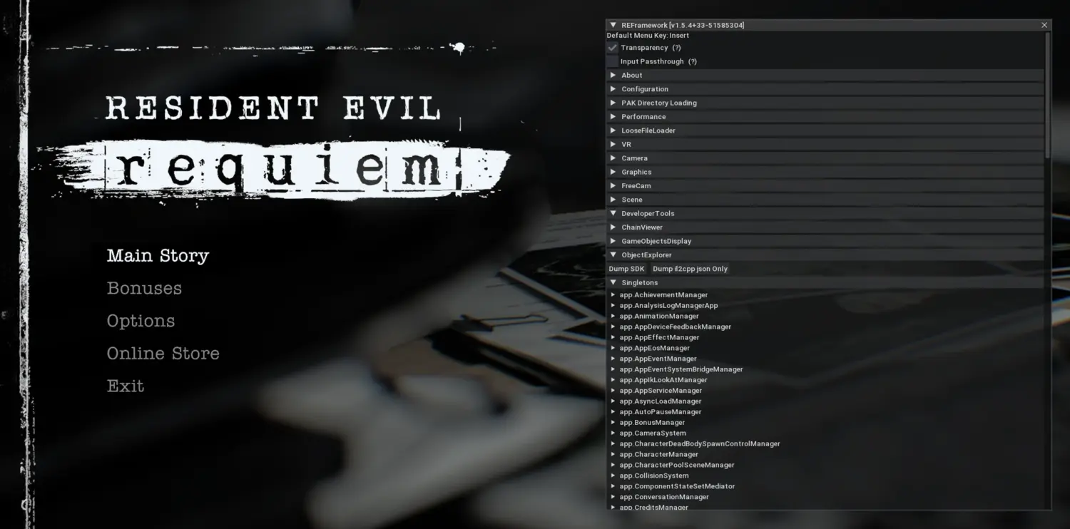 REFramework - разблокировка модов и дополнительные возможности