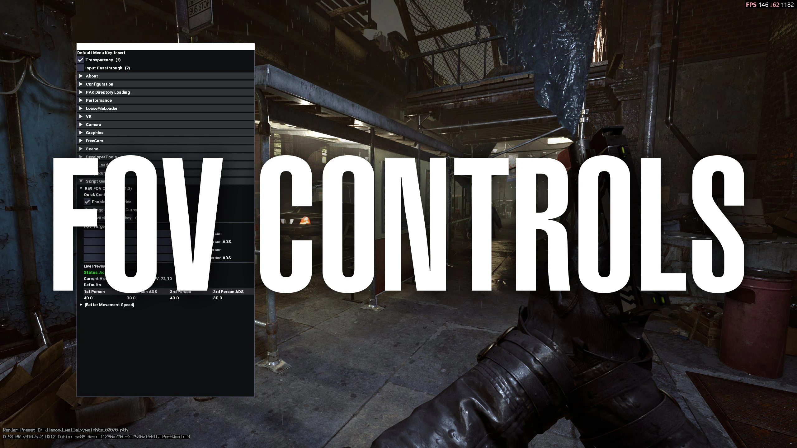 FOV Controls v1.5 - расширенная настройка угла обзора