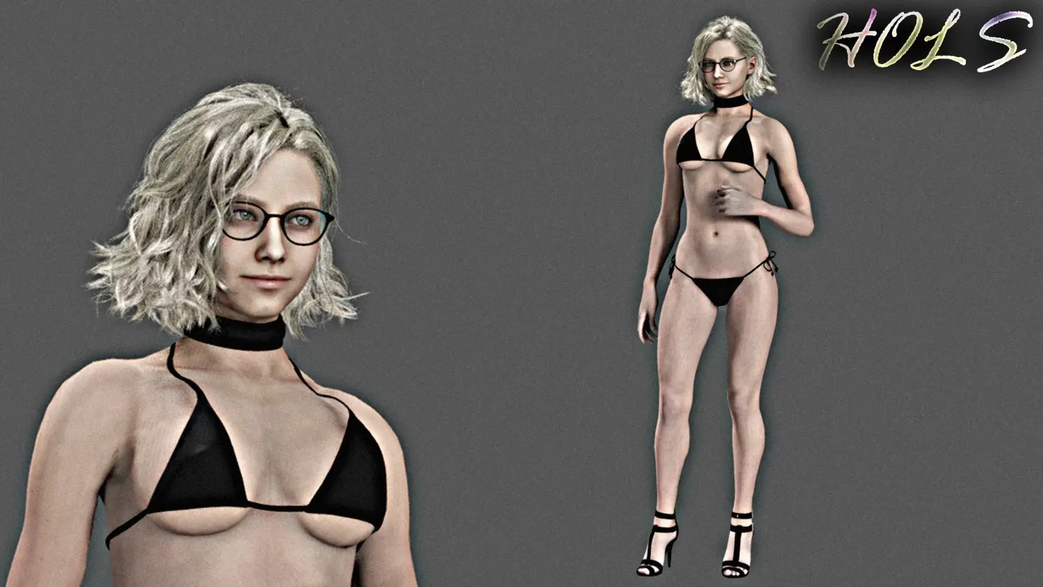 Чёрное бикини вместо костюма ФБР для Грейс