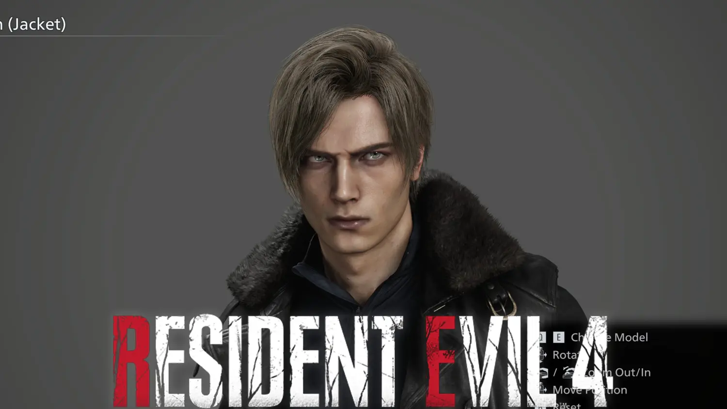 Лицо и причёска Леона из Resident Evil 4