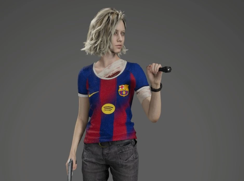 Футболка Барселоны для Грейс