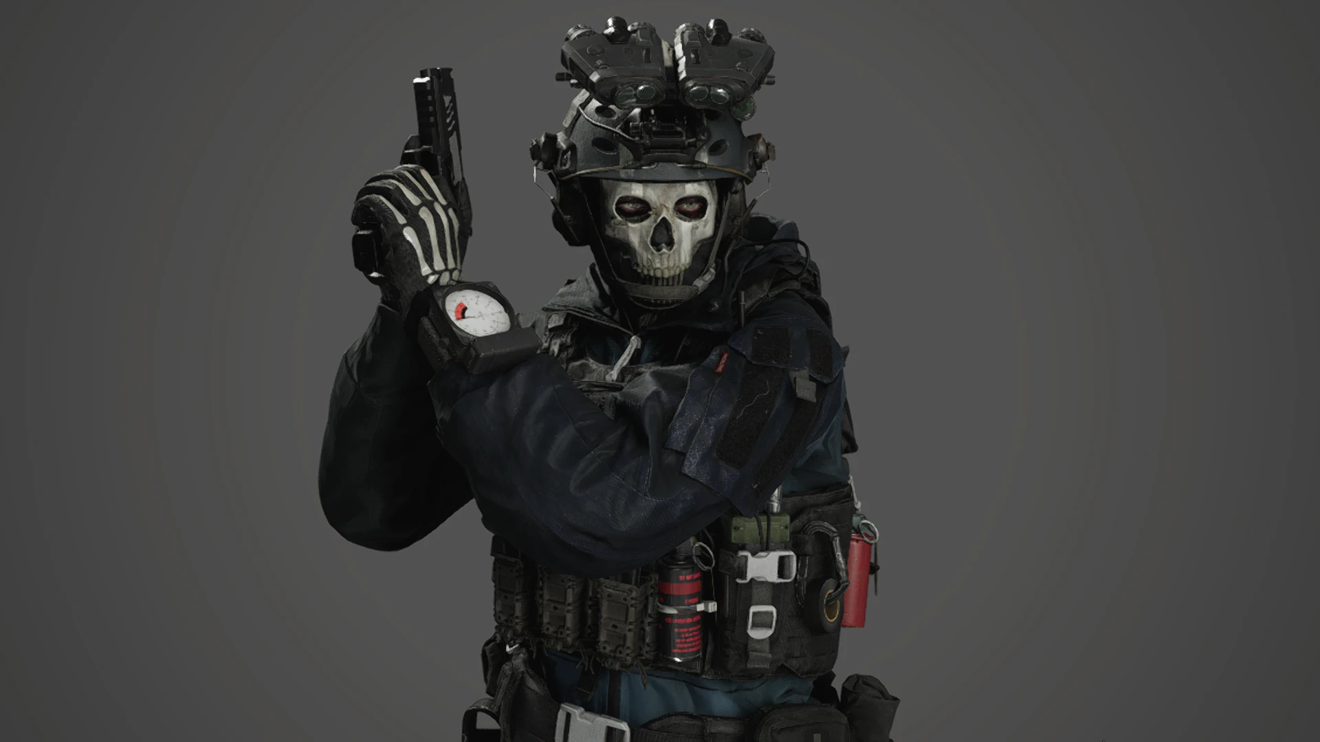 Костюм Ghost Night War из Call of Duty для Леона