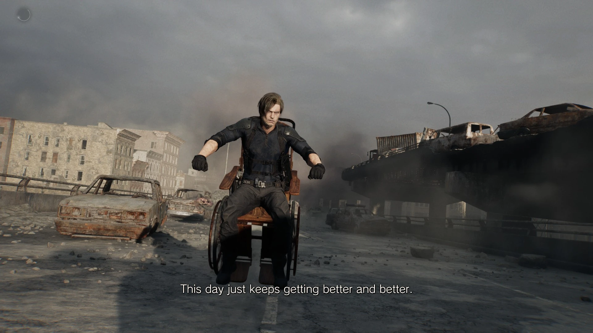 Инвалидная коляска вместо мотоцикла Леона