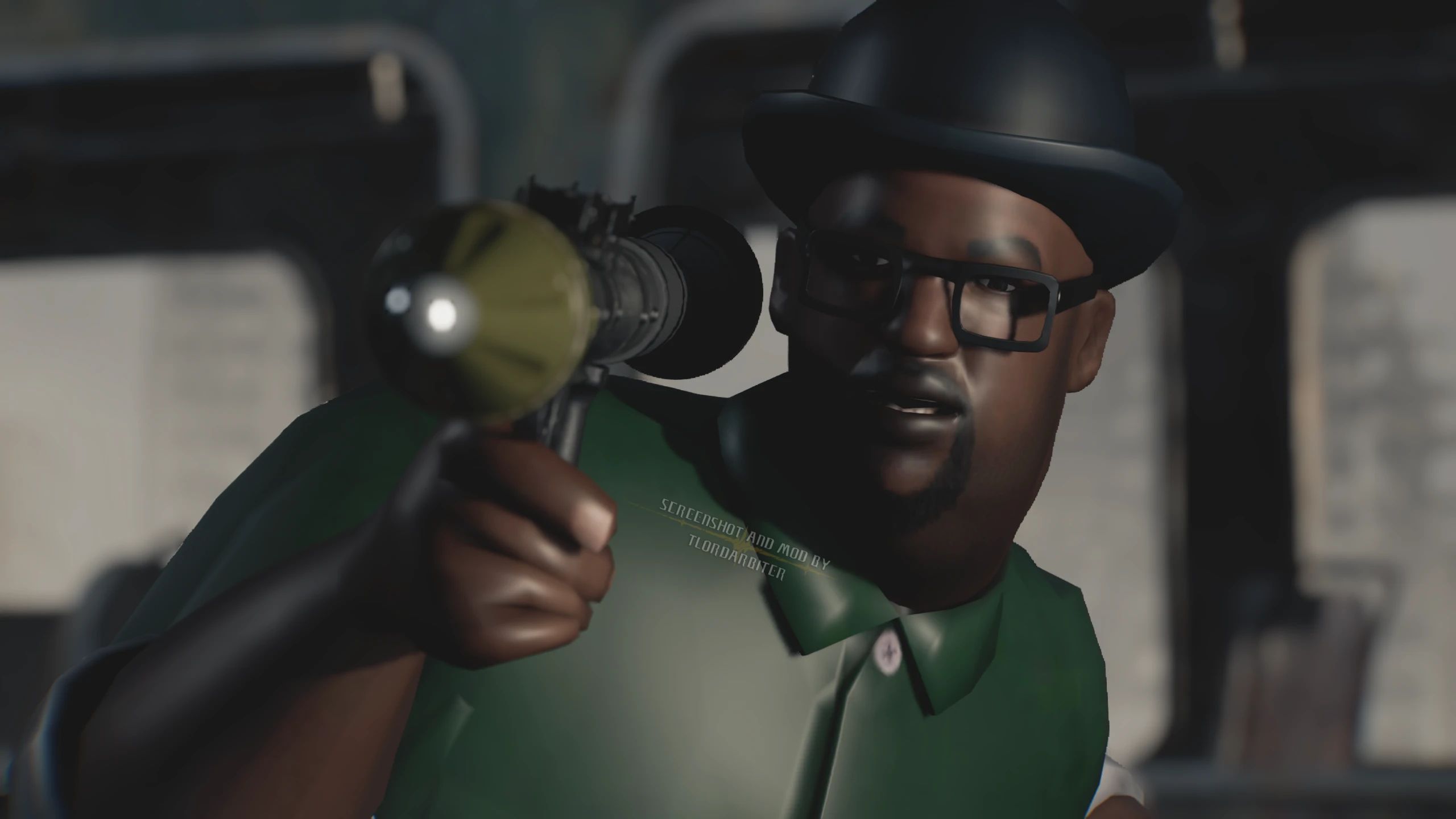 Биг Смоук из GTA San Andreas вместо Виктора Гидеона