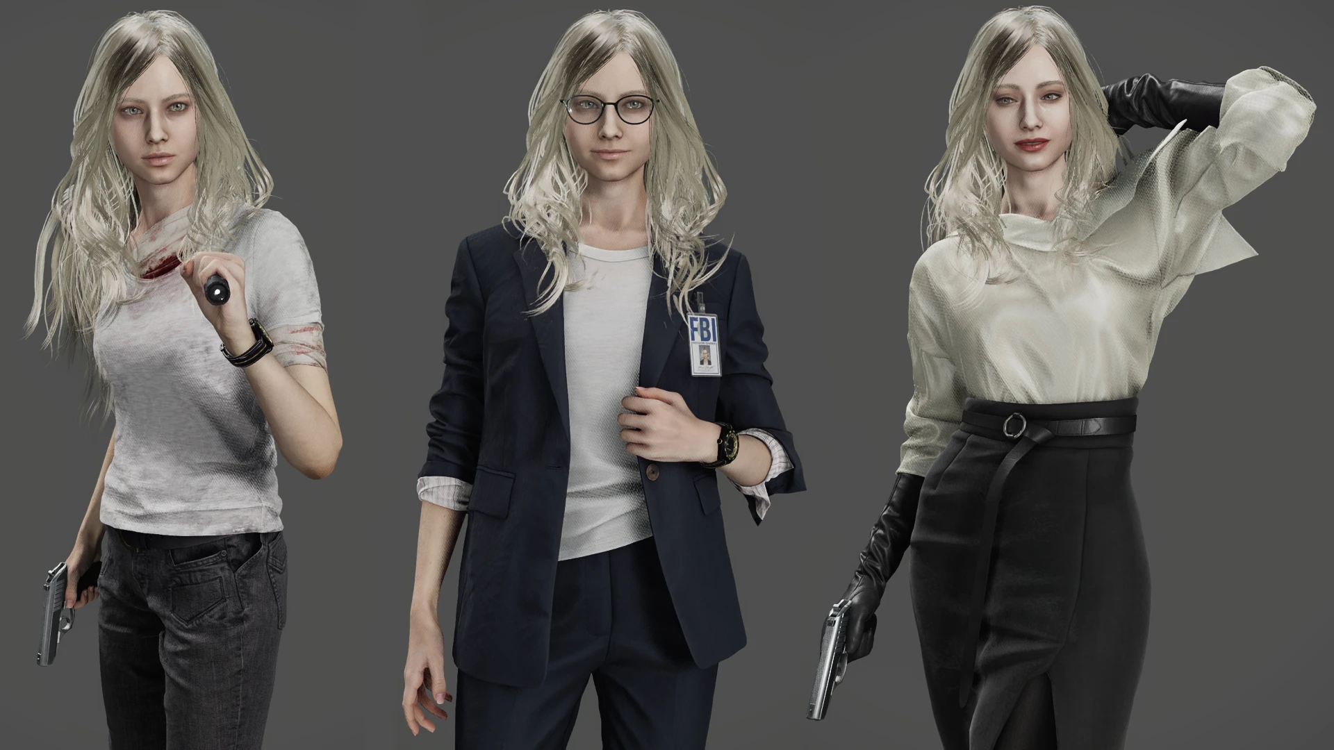 Волосы Евы из DMC5 для Грейс