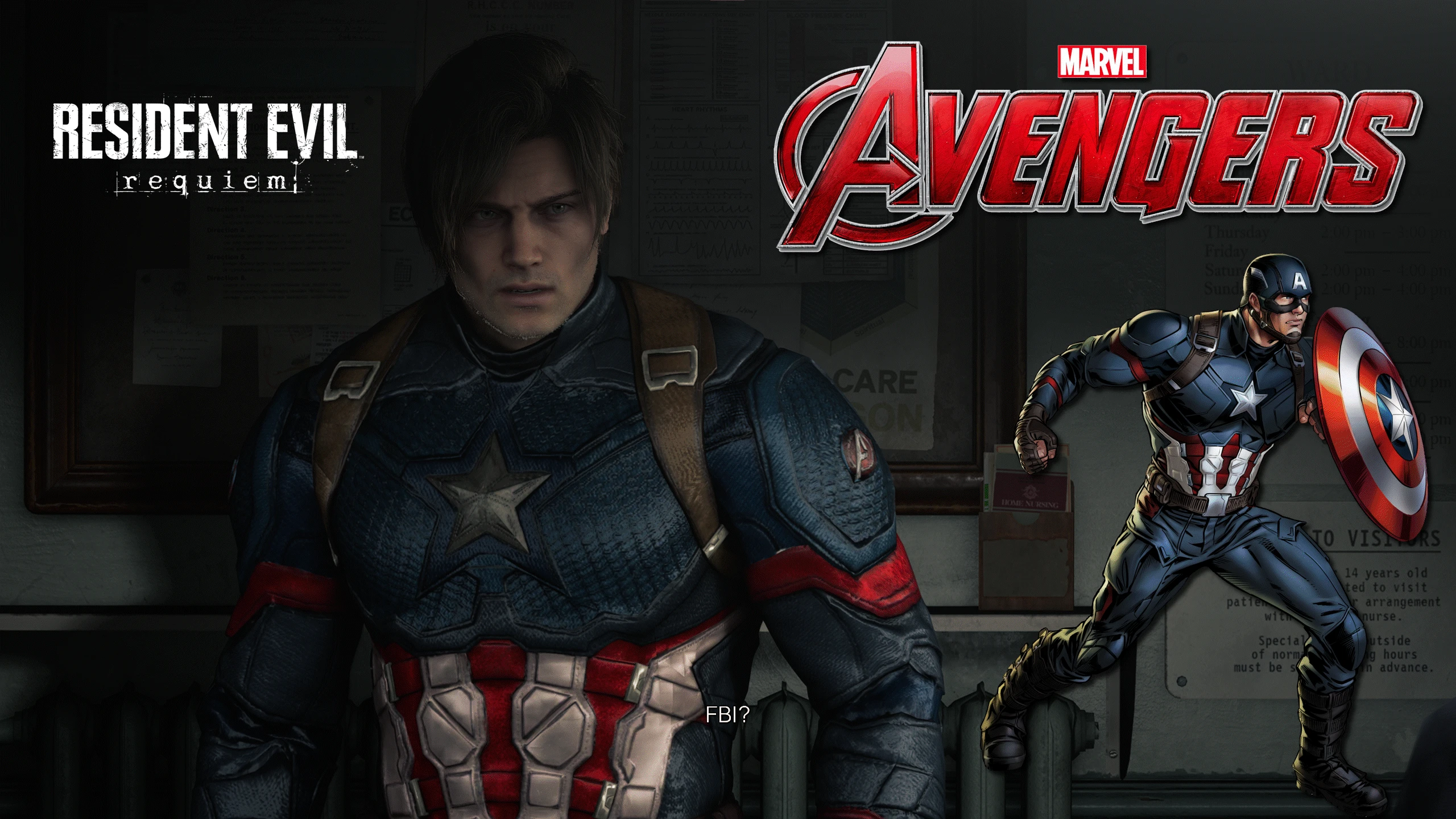 Костюм Капитана Америки из Marvel для Леона