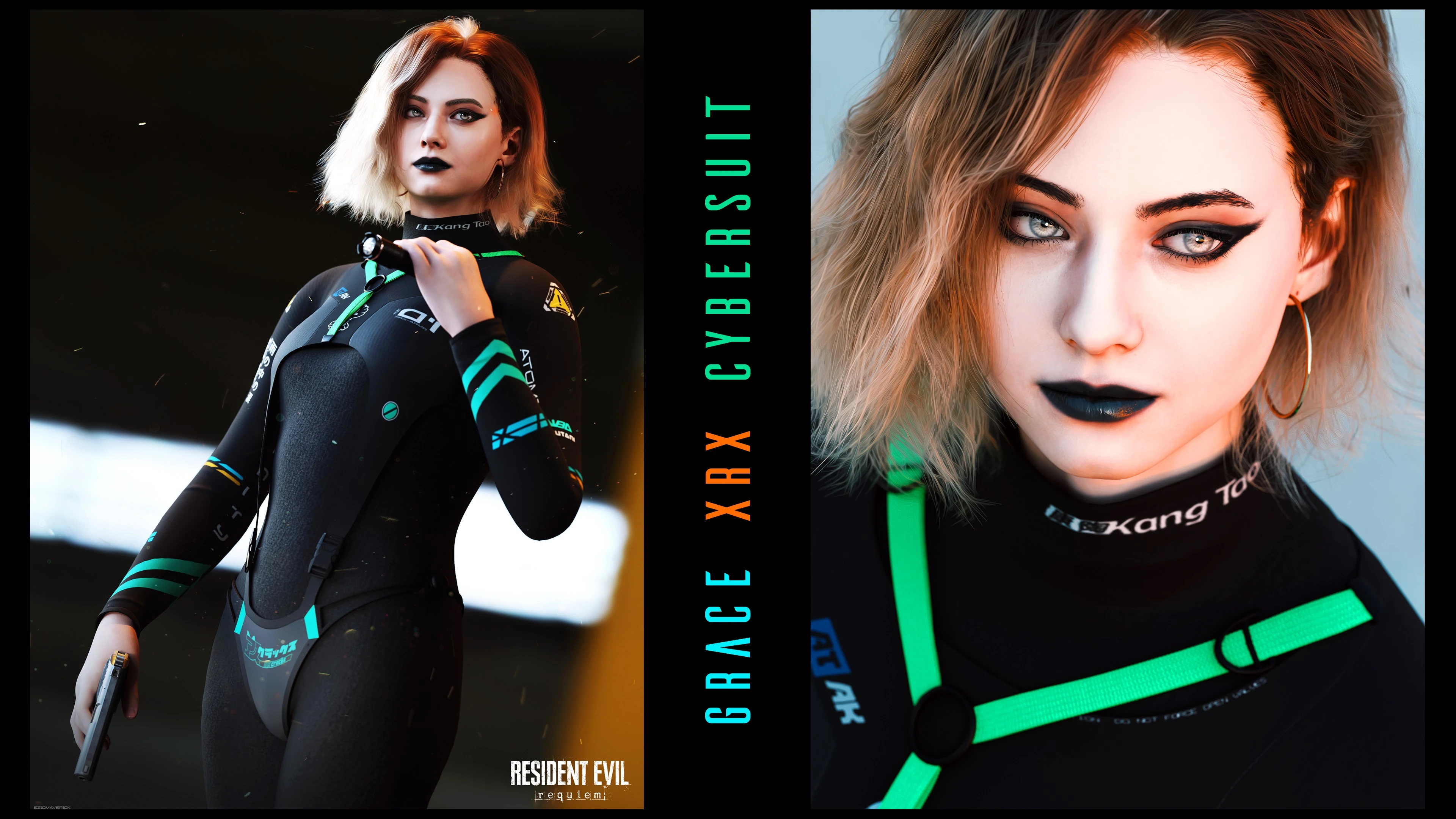 Киберкостюм вместо Noir для Грейс