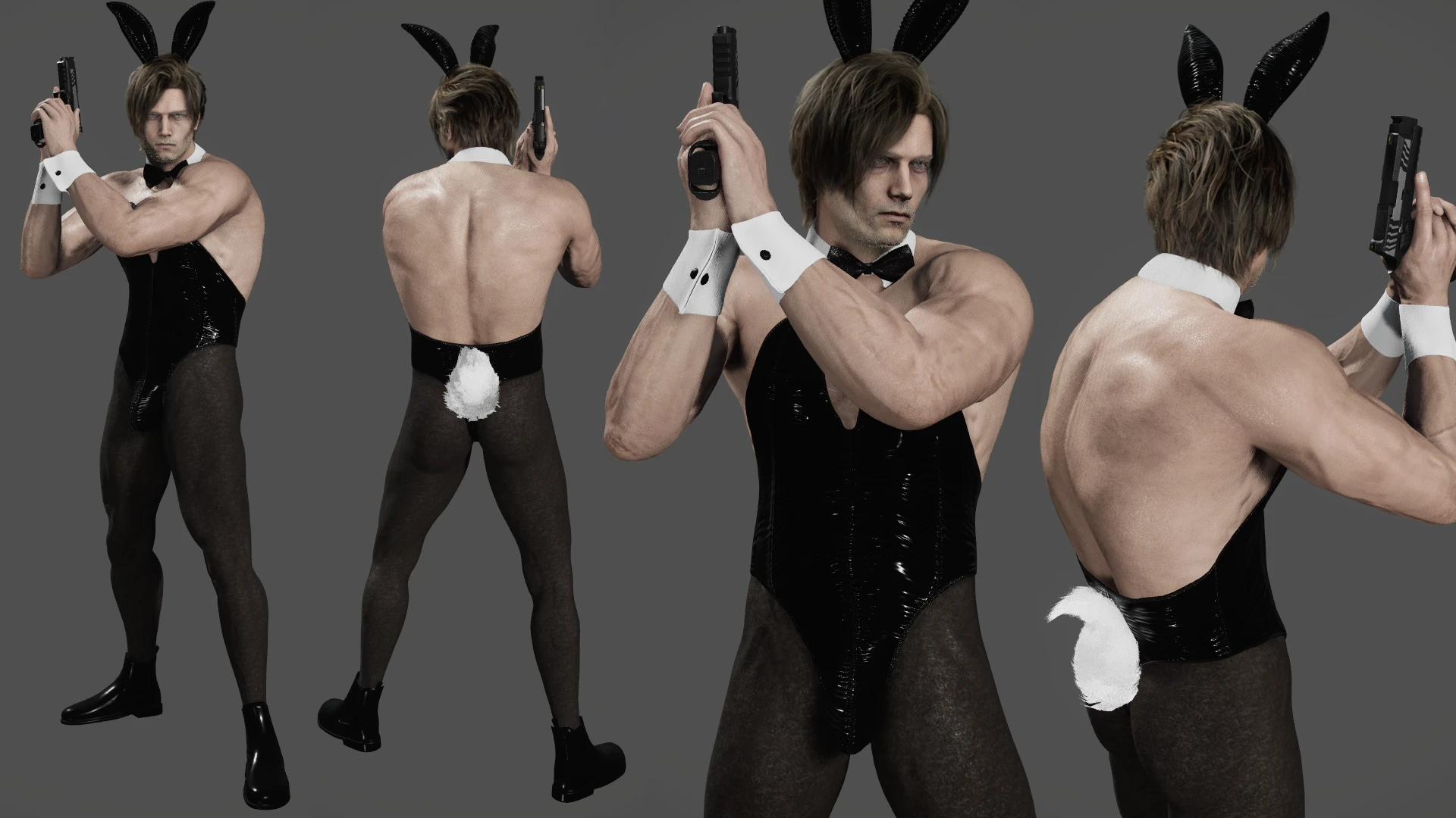 Костюм кролика PlayBoy для Леона