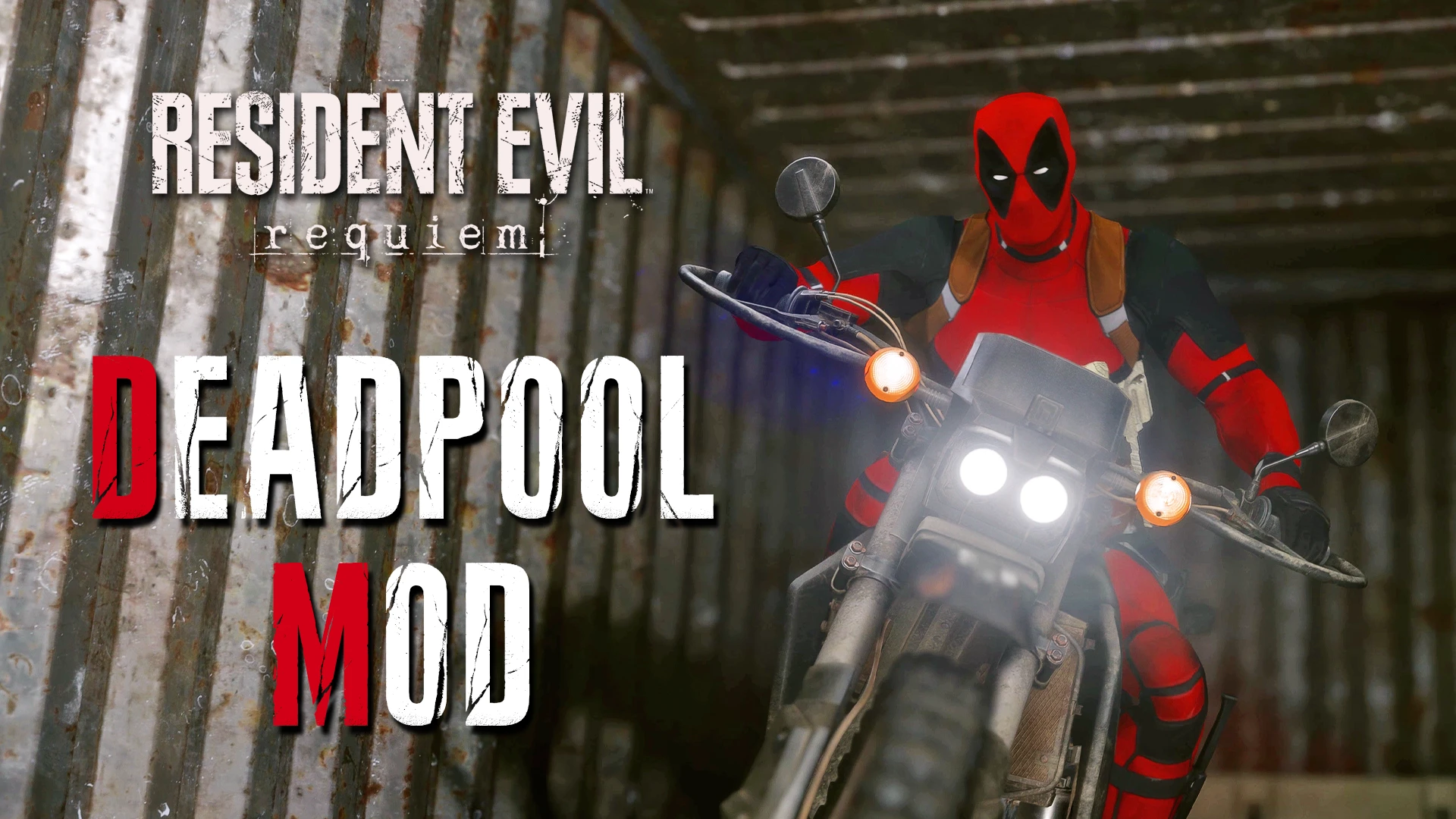 Костюм Дэдпула вместо одежды Леона