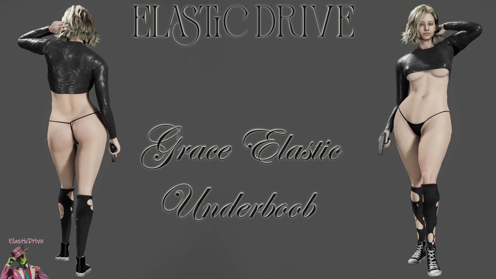 Открытый костюм Elastic Underboob для Грейс