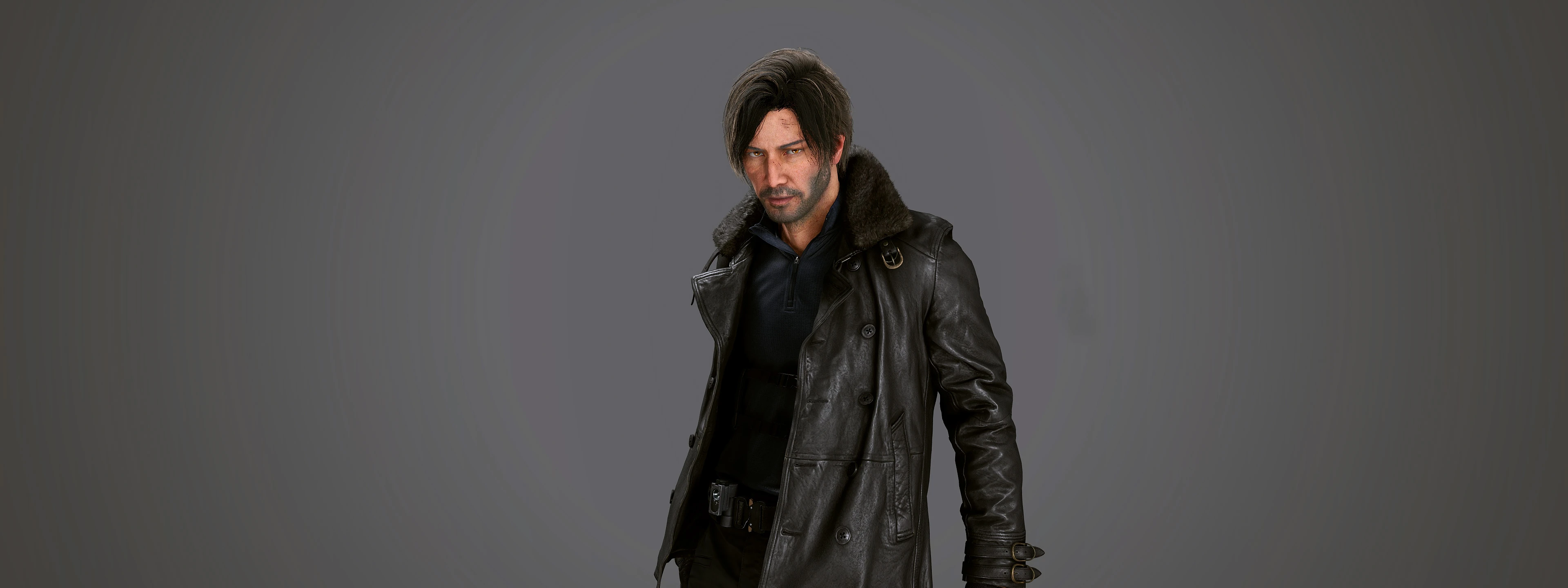 Джон Уик (Киану Ривз) вместо головы Леона