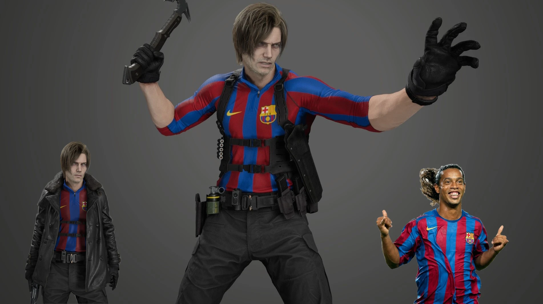 Футболка Барселоны для Леона