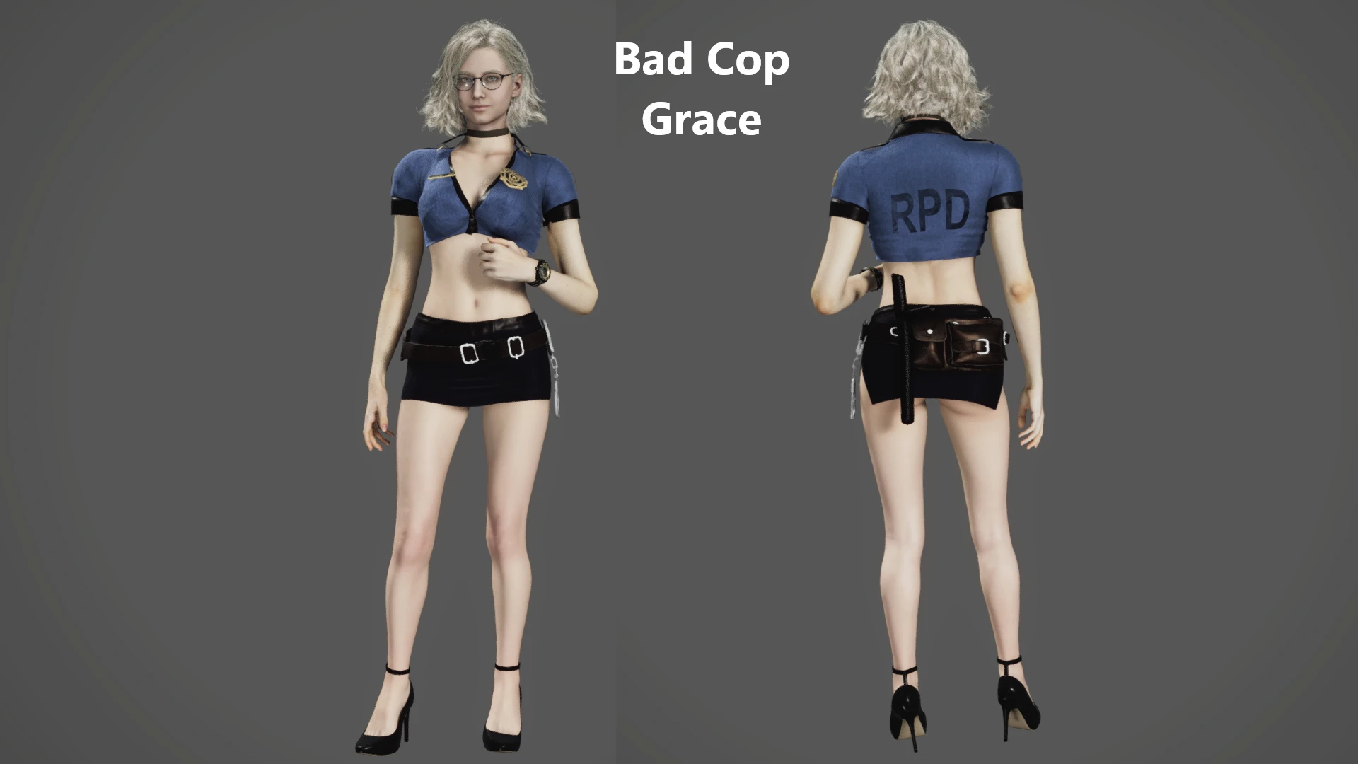 Полицейская форма для ролевых игр для Грейс