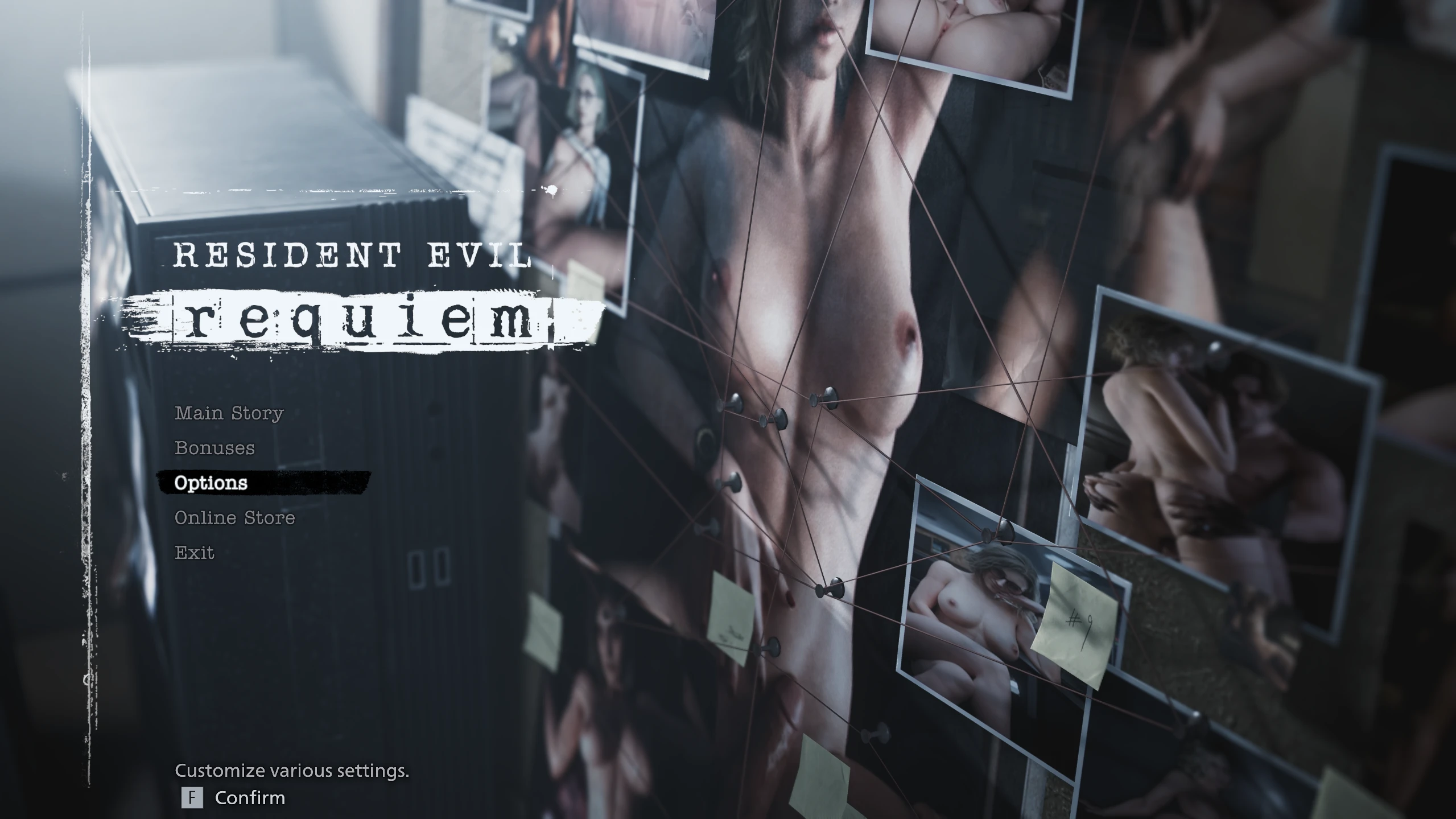 Пошлые изображения в главном меню NSFW