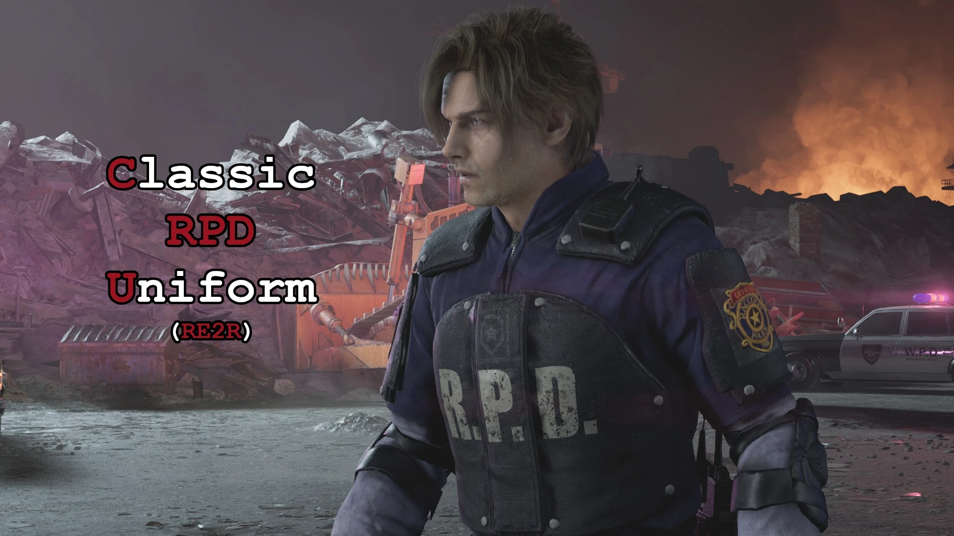 Классическая униформа RPD из RE2R для Леона