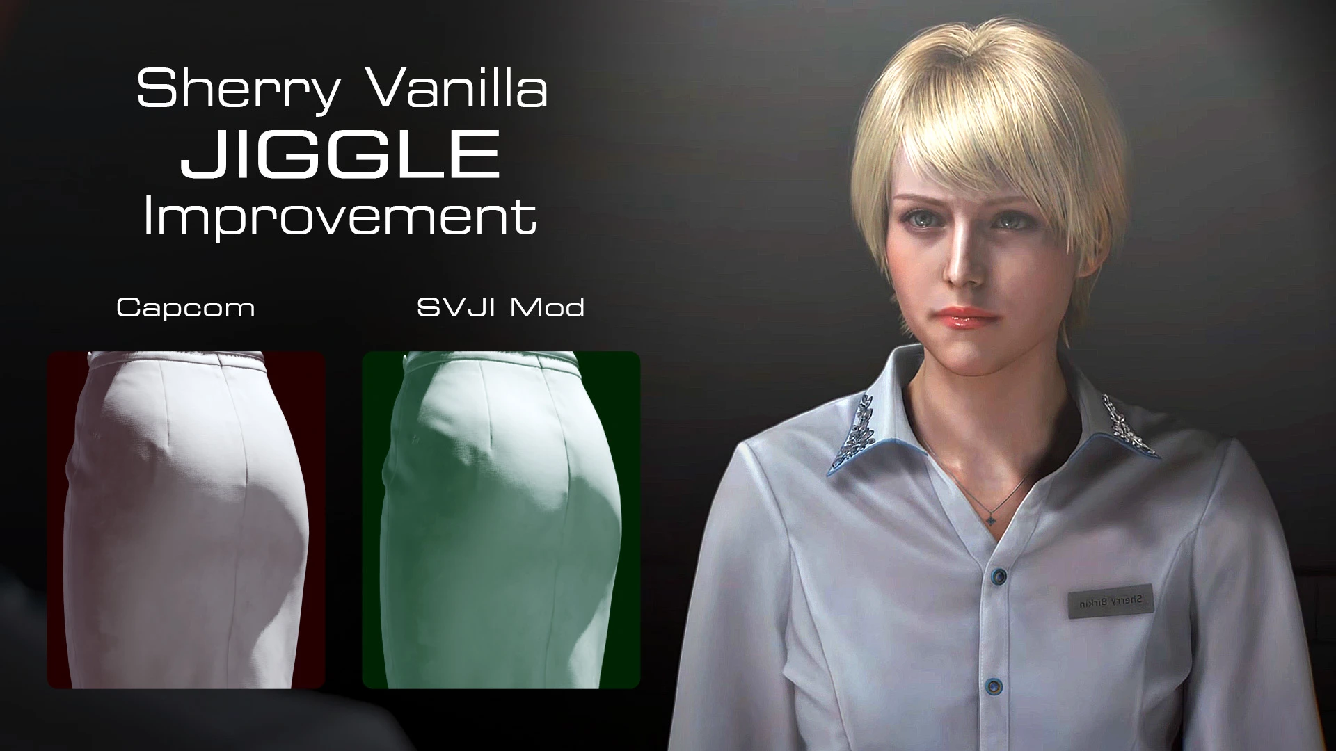 Улучшенная физика ягодиц Шерри Биркин